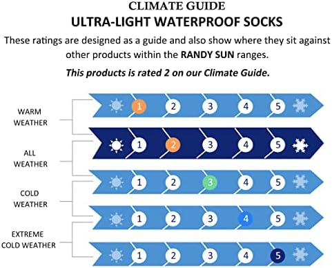 Randy Sun vodootporne čarape, dječaci na otvorenom Sportska čarapa za planinarenje / skijanje