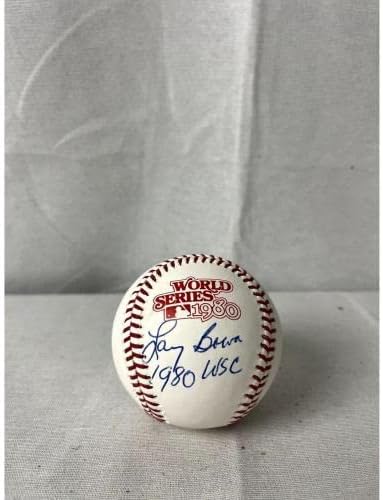 Larry Bowa potpisao je 1980 WSC autogramirani Obws bejzbol JSA - autogramirani bejzbol