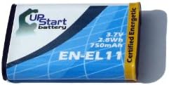 Upstart baterija EN-EL11 MH-64 Zamjenska baterija i AC / DC Dvostruki komplet za punjač za Nikon