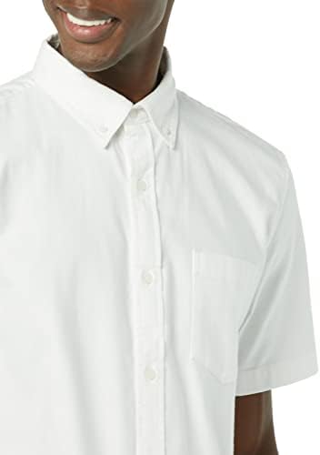 Essentials Muška tanka džepna košulja s kratkim rukavima