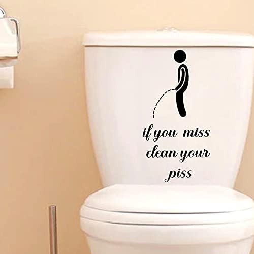 Logo Villain WC naljepnice, čisti svoje monske naljepnice, vodootporni vinilni zid umjetnički dekor,