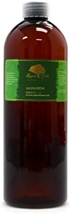 16 oz Premium Monarda Esencijalno ulje Tečno zlatno čisto organski prirodni aromaterapija