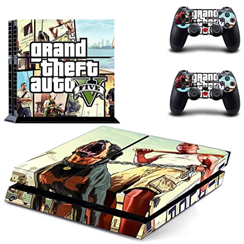 Za PS4 Pro - Igra Grand GTA Theft i auto PS4 ili PS5 naljepnica za kožu za PlayStation 4 ili 5 konzola