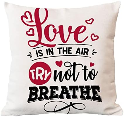 Ljubav je u zrak za bacanje jastuk za Valentinovo ružičasti romantični jastuk za ventilaciju obredni
