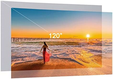 ZLXDP 80 100 120 inčni ekran projektora 16: 9 bez okvirnog projekcije za video izdvajanje zaslona montirana