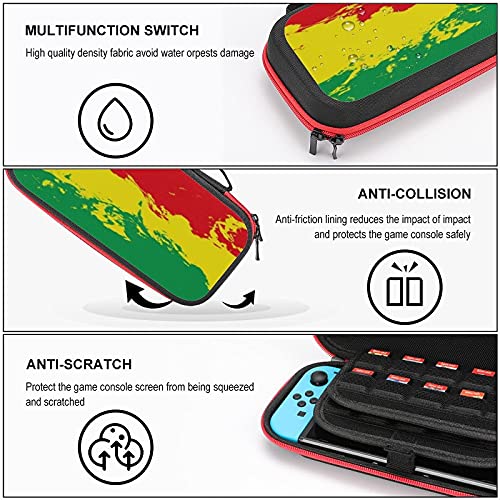 Reggae futrola za pozadinu za Switch Game Console i dodatnu opremu ,putna torba za nošenje torba