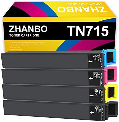 ZHANBO & nbsp;TN715 prerađeni Crni Toner kaseta ACP8130 45.000 stranica kompatibilno sa Konica