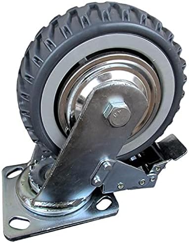 Hjkogh Heavy Universal Wheel 4 5 inčni poliuretanski otporni na habanje tihim protiv klizača kotači za kotačice za namještaj Kotači