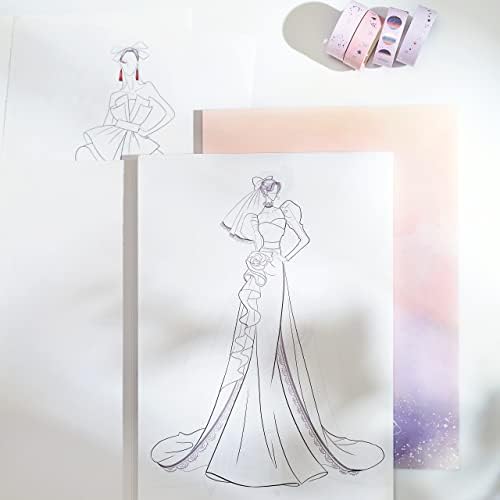 Dizajnirajte vlastitu haljinu koristeći Washi trake, Wt Fashion Sketchbook, 30 odjevnih predmeta, originalnih