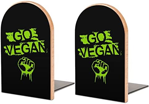 Idite veganski drveni držači za knjige trendi ukrasni stalak za knjige za police za dom i ured