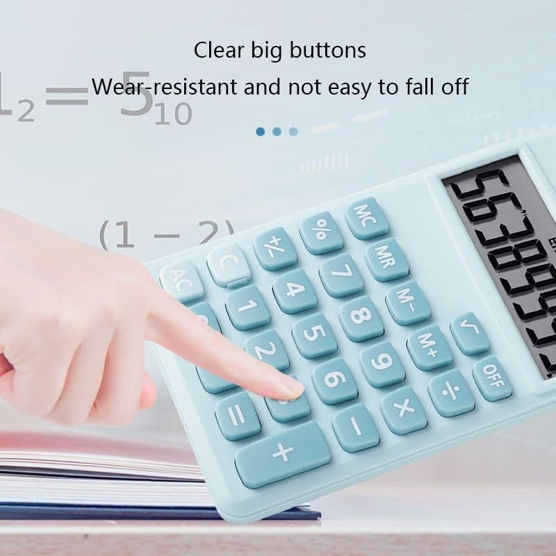 MJWDP crtani mini kalkulator Creative Candy Color Mali prijenosni kalkulator učenje ured Dual Power