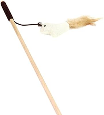 Bdyjy mačka igračka zadirkivanje Cat Stick Feather Suzuki zadirkivanje mačke štapom Drveni štap omamljače
