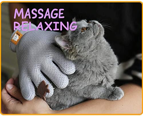 Furbb Pet Grooming Glove - mačka pas Gentle Deshedding Brush rukavica-efikasno sredstvo za uklanjanje dlaka