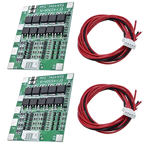 DAOKI 2kom PCB ploča za zaštitu 30a 14.8 V Li-Ion litijum 18650 baterija BMS paketa integrisani