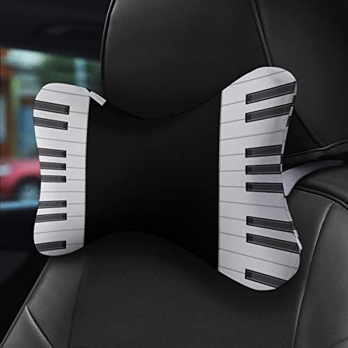 Jastuk za klavir Keys jastuk od 2 nosača za glavu u obliku kostiju jastuci za glavu jastuk za putni automobil
