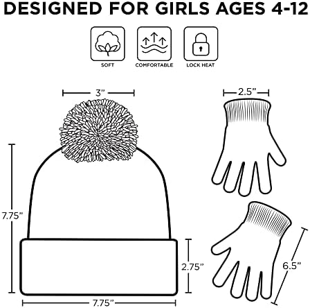 Disney zimski šešir i rukavice za djevojčice od 2-4 godine ili encanto šešir i dječje rukavice Set za