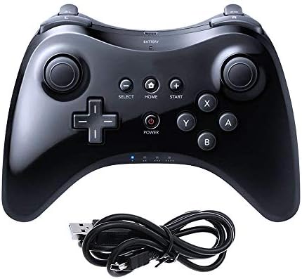 CuleedTec Black Classic Wireless Pro Controller Game Controller Gamepad Joypad Remote za Wii U