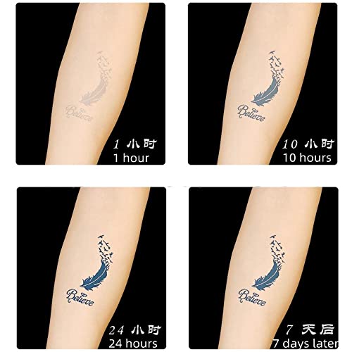 10 listova Pisces Juice Herbal tetovaže Naljepnice Zlatna ribica Vodootporna simulacija trajući muškarce