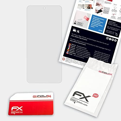 Atfolix plastični stakleni zaštitni film kompatibilan sa Xiaomi POCO F4 staklenim zaštitu, 9h hibridnog-stakla