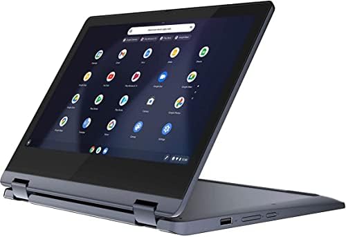 Lenovo 2022 Flex 3 Chromebook 11.6& # 34; HD ekran osetljiv na dodir 2-u-1 Laptop, Mediatek MT8183 do 2 GHz, 8 jezgara, 4GB RAM, 64GB eMMC, 802.11 AC WiFi, Bluetooth, Abyss Blue, Chrome OS, EAT Cloth