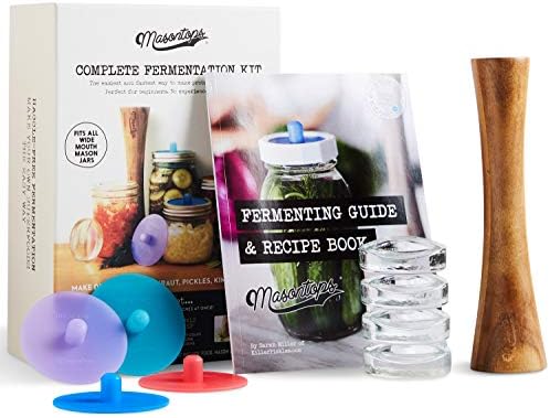 Masontops Complete Fermentation Kit - wide mouth-Pickle Kit, kiseli kupus & Kimchi Making