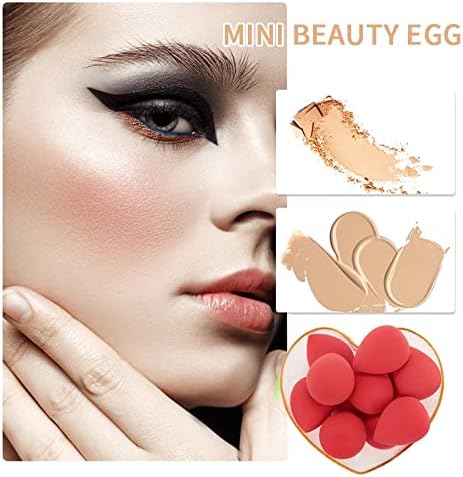 Genigw 10pcs / set šareni mini beauty jaje šminka blender kozmetički liff sunđerski zvuk zaklade