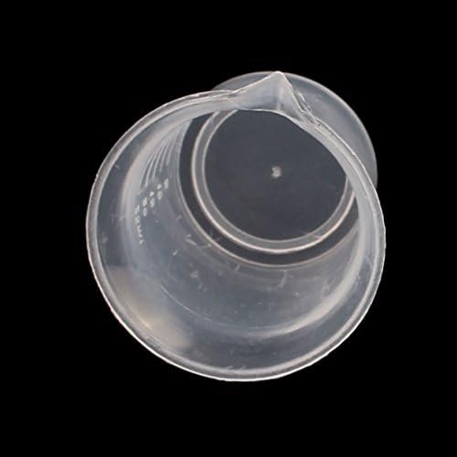Aexit 25ml školski boca i jarsi laboratorija prozirna plastična tečna posuda za mjerenje puštača
