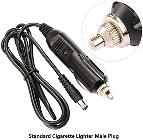 Auto adapter za vazdušni pumpu, 12-24V DC punjač Auto servisni kabel kompatibilan za Agptek