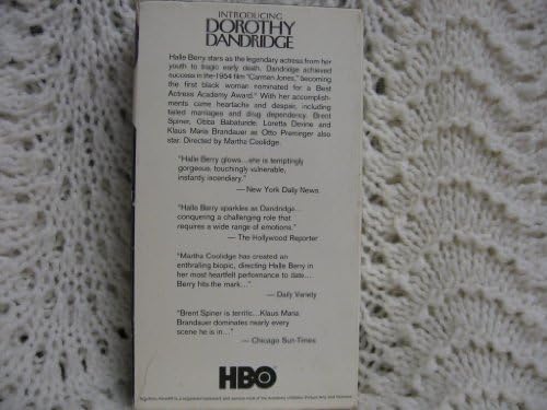 Predstavljamo Dorothy Dandridge - Emmy razmatranje video [VHS] HBO