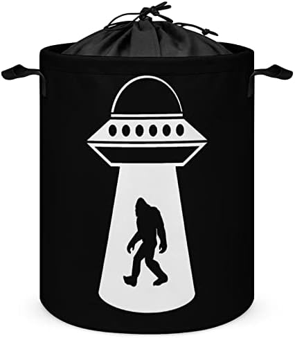 UFO Bigfoot okrugla torba za veš vodootporna korpa za odlaganje sa poklopcem i ručkom za vezice
