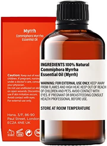 Myrrh ulje za ulje za kožu i tamjan za set kože - čista terapijska klasa esencijalna ulja