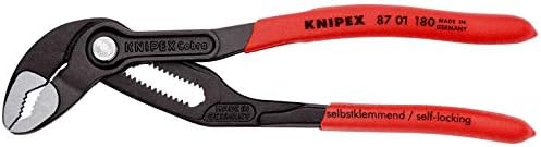Knipex alati-kliješta ključ, hrom, Višekomponentni, 7-1 / 4 inča & KNIPEX - 8701180 Knipex 87