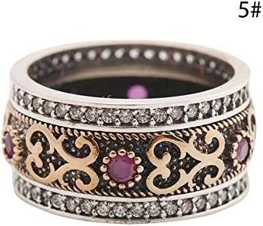 Prstenje za žene 2023 rođendanski pokloni za majke Turquoises Diamonds Day prirodni Majčin dan pokloni srebrni prsten
