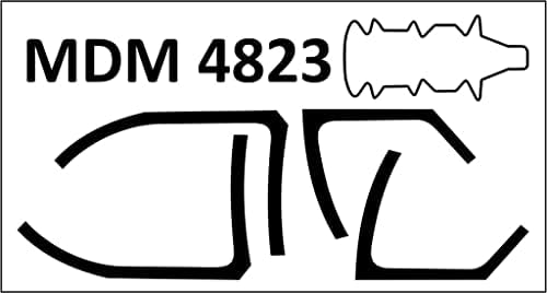 Metalni detalji MDM4823-1/48 Harrier GR Mk.7. Maske Za Nadstrešnicu