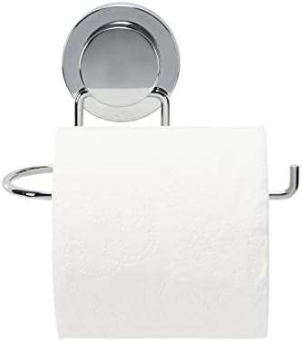 Kupci Bliss Royal usisni kup toaletni papir | Dimenzije: 5,9 x 2,44 x 1,77 | nosač usisne čaše | Jednostavan za instalaciju | Chrome | Kupaonski dodaci