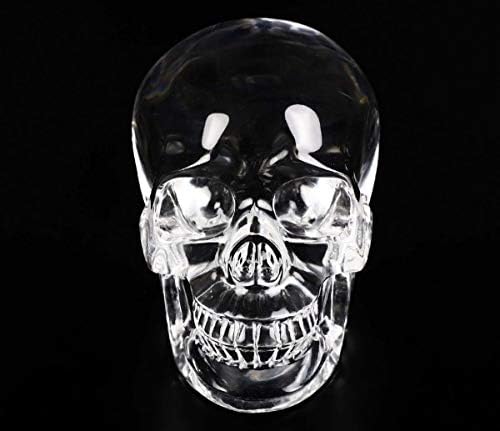 Skullis 5.0 K9 Crystal lobanja, ručno isklesana draguljasto-likovna skulptura, reiki ljekovit kameni