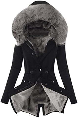 Radni dugi rukav ležerna zimska jakna za žene plus veličine komfor sa kapuljačom parka debela čvrsta