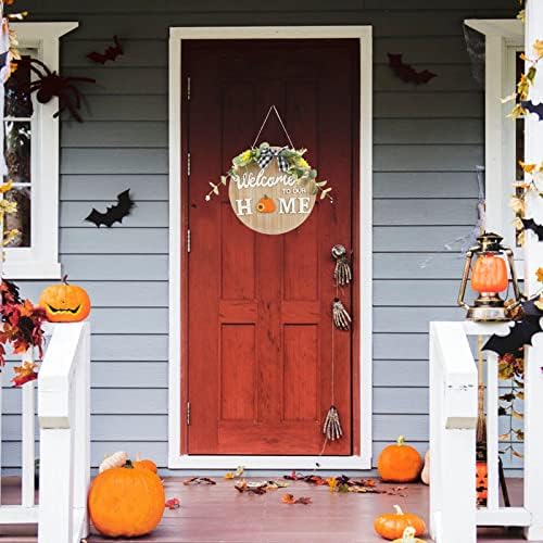 GNOME komadi na vrata Drvo s izmjenjivim vješalicama za odmor Sezonski privjesak užad vijence za ulazna vrata