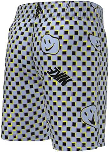 Nike Boys 4-7 Smile Swoosh Checkered 5 Swim trunke