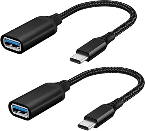 USB C do USB3.0 adapter, 2 pakovanje USB C muški do USB 3.0 Ženski adapter, Thunderbolt 3 do USB ženski adapter