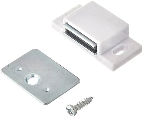 MPJ Shutter Hardware 50631-R 15 lb jedno magnetni magnetni ulov bijelog / cinka maloprodajno pakovanje