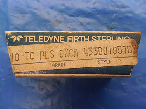 6kom Novi Teledyne Firth Sterling CNGA 433 TC karbidni umetci za okretanje obloženi kalajem