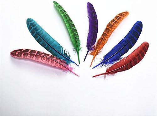 Zamihalaa 200-500pcs/lot prirodno obojeno žensko Fazansko pero 10-15cm DIY dekoracija nakita dodatna oprema Pluma pileće perje za zanate - crveno - 200pcs