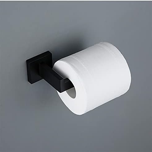 Slsfjlkj kupaonica hardver set kupaonska oprema crni ogrtački ručnik ručnik željeznički nosač nosač papira papir
