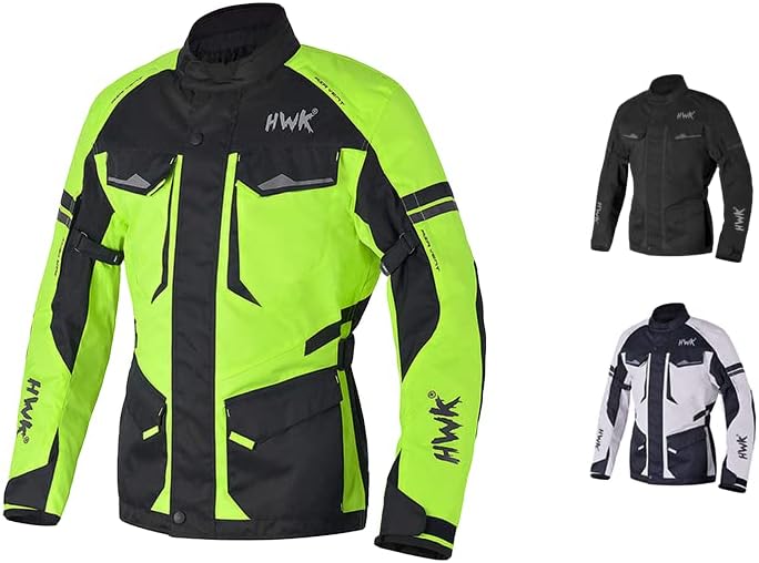 HWK motociklistička jakna za muškarce Adventure / Touring sa Cordura tekstilnom tkaninom za vožnju motorom