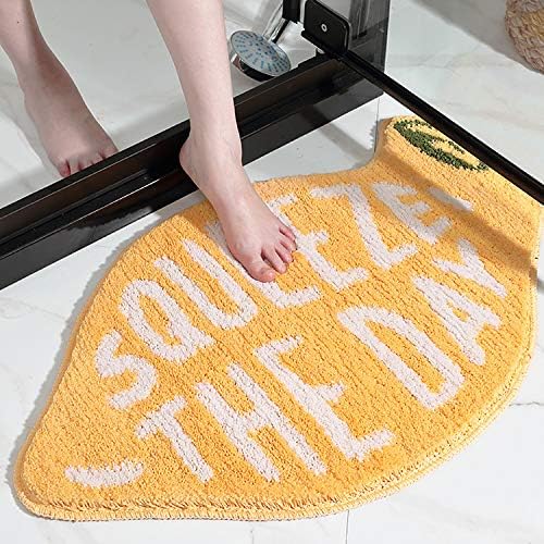 Fancy Meki Žuti limun u obliku kupatila tepih za djecu voćni uzorak Neklizajući tepisi za kupatilo upijajuća prostirka za kupanje