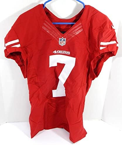 2015 San Francisco 49ers Colin Kaepernick 7 Igra izdana Crveni dres 42 DP35605 - Neintred NFL igra rabljeni