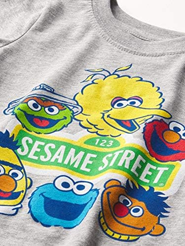 Sesame Street Boys ' Elmo Cookie Monster Big Bird, Oscar Mrzovoljan Kratki Rukav Tee