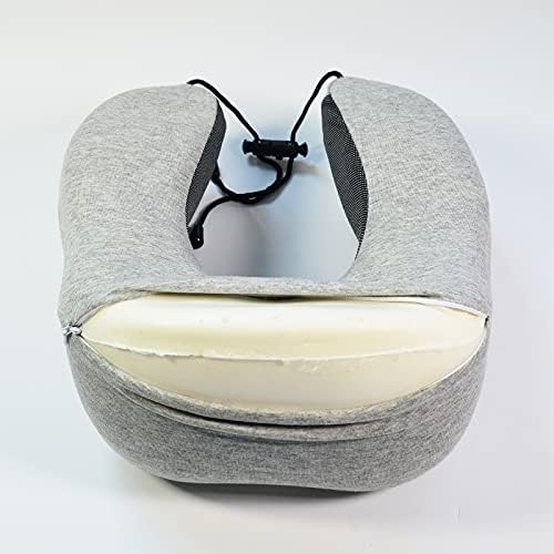 Lyuton memorijski pjenatni jastuk, udoban jastuk za vrat, u obliku slova u maski i ušima za oči
