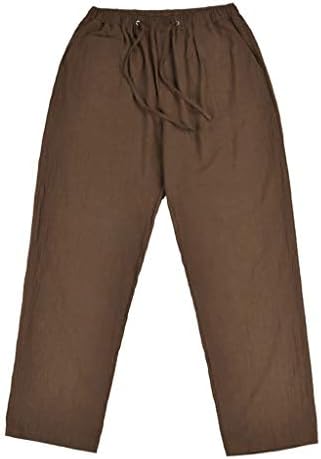 Xiloccer ženske dukseve plus veličina joggers hlače za žene zategnutost pamučne posteljine woout pantalone džepovi casual pantalone